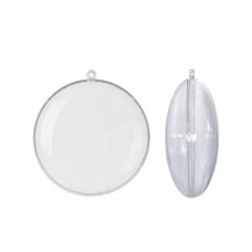 Glob plat, plexiglass, 10 cm